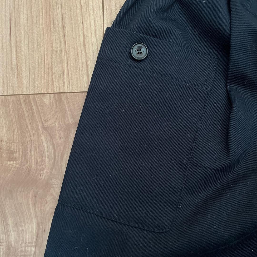 M&KYOKO Navy Wide Pants with Drawstring and Button Pockets – Size M