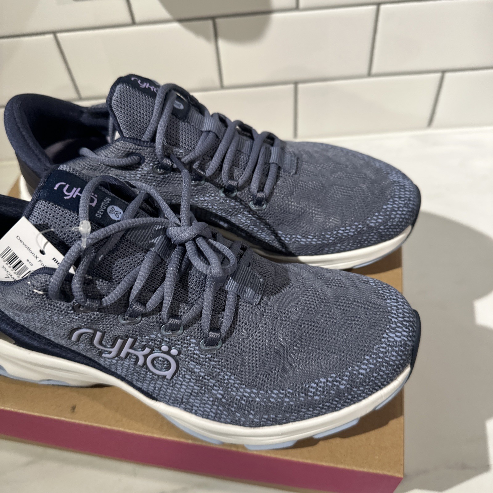 Women’s RYKA Devotion X Mesh Walking Running Shoe Sneaker 6 FolkBlue