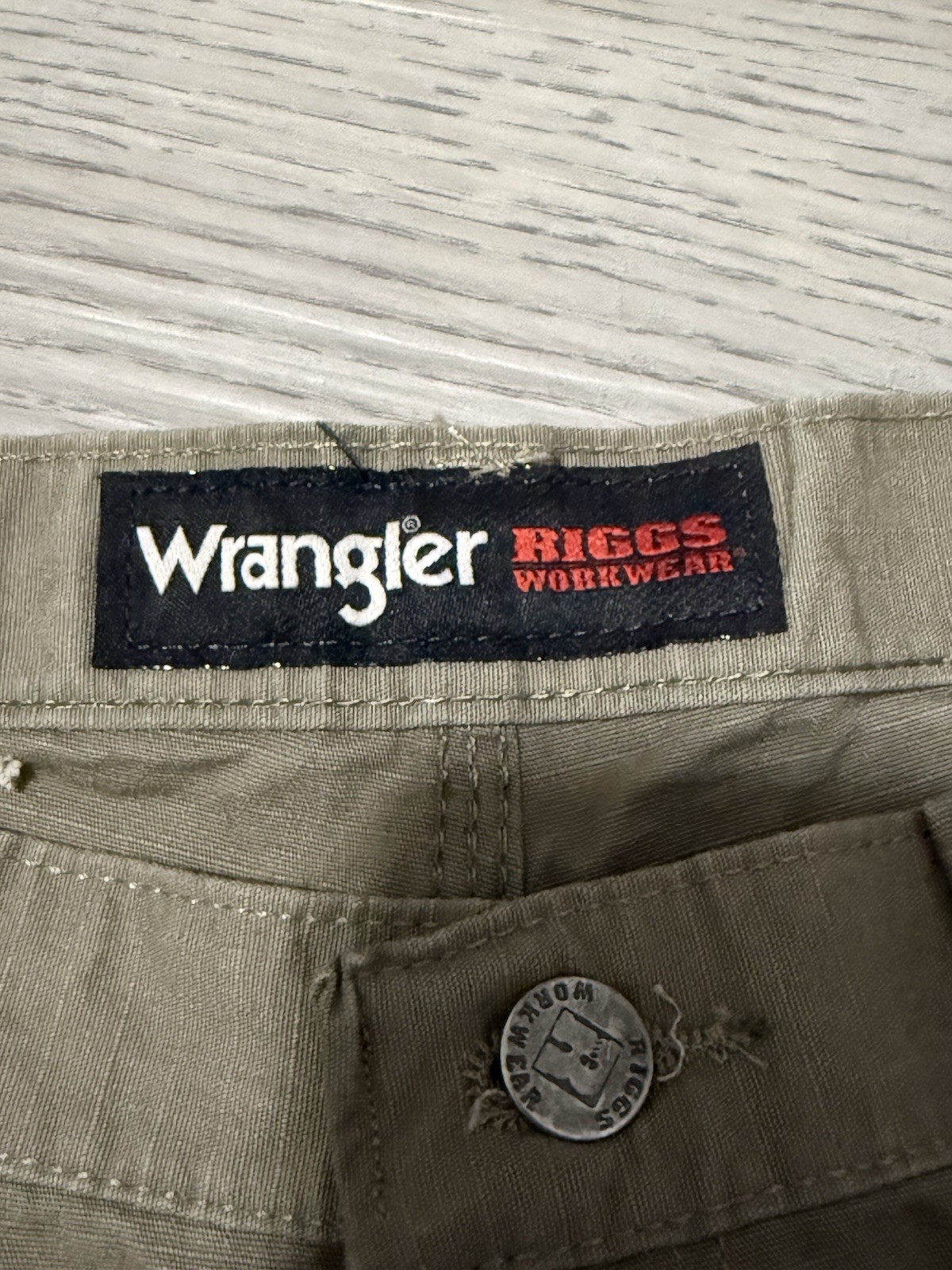Wrangler Riggs Ripstop Work Pants Mens 36×34 Carpenter Utility Hammer Loop NWOT