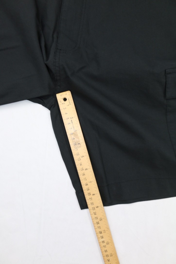 Wearfirst Mens Cargo Short Black Sz 2XL 9in Inseam Stretch Soft Touch Comfort