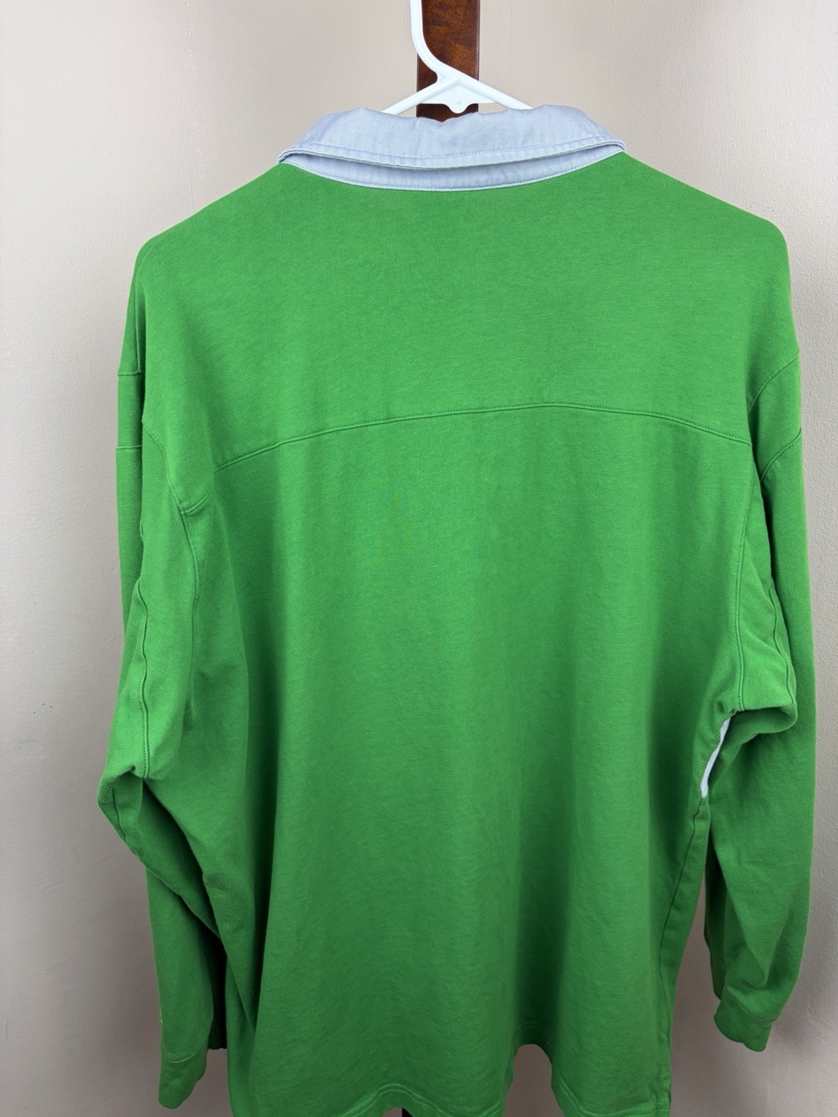 Nike Campus Collection Oregon Ducks Striped Piqué Polo Shirt Men’s XL LS Logo