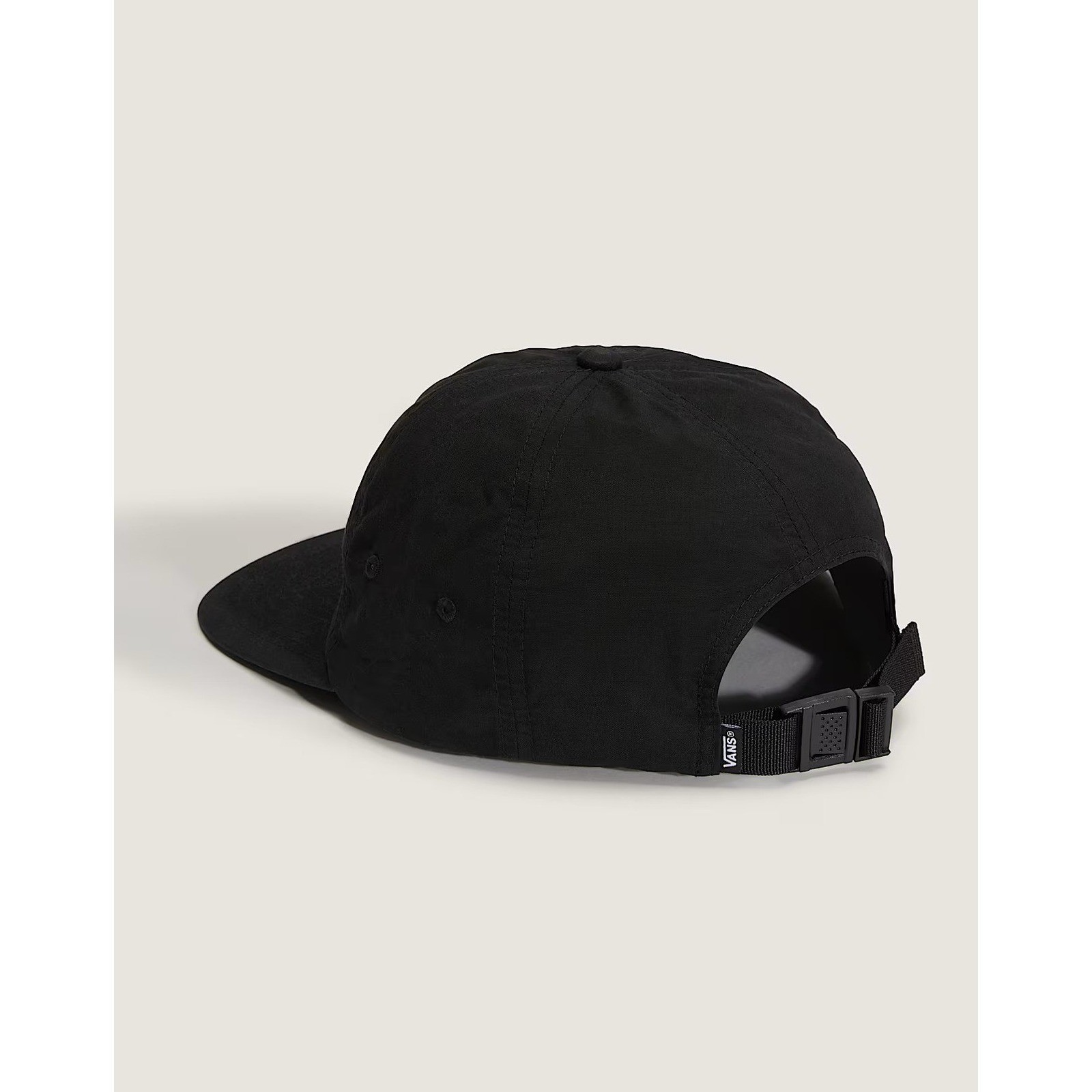 Vans Cafe Vans Jockey Snapback Hat Black Floral Patch Adjustable Cap NEW