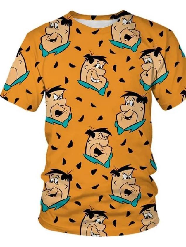 all over print 3D shirt The Flintstones HOT NEW SHIRT US sizes 23ELS019