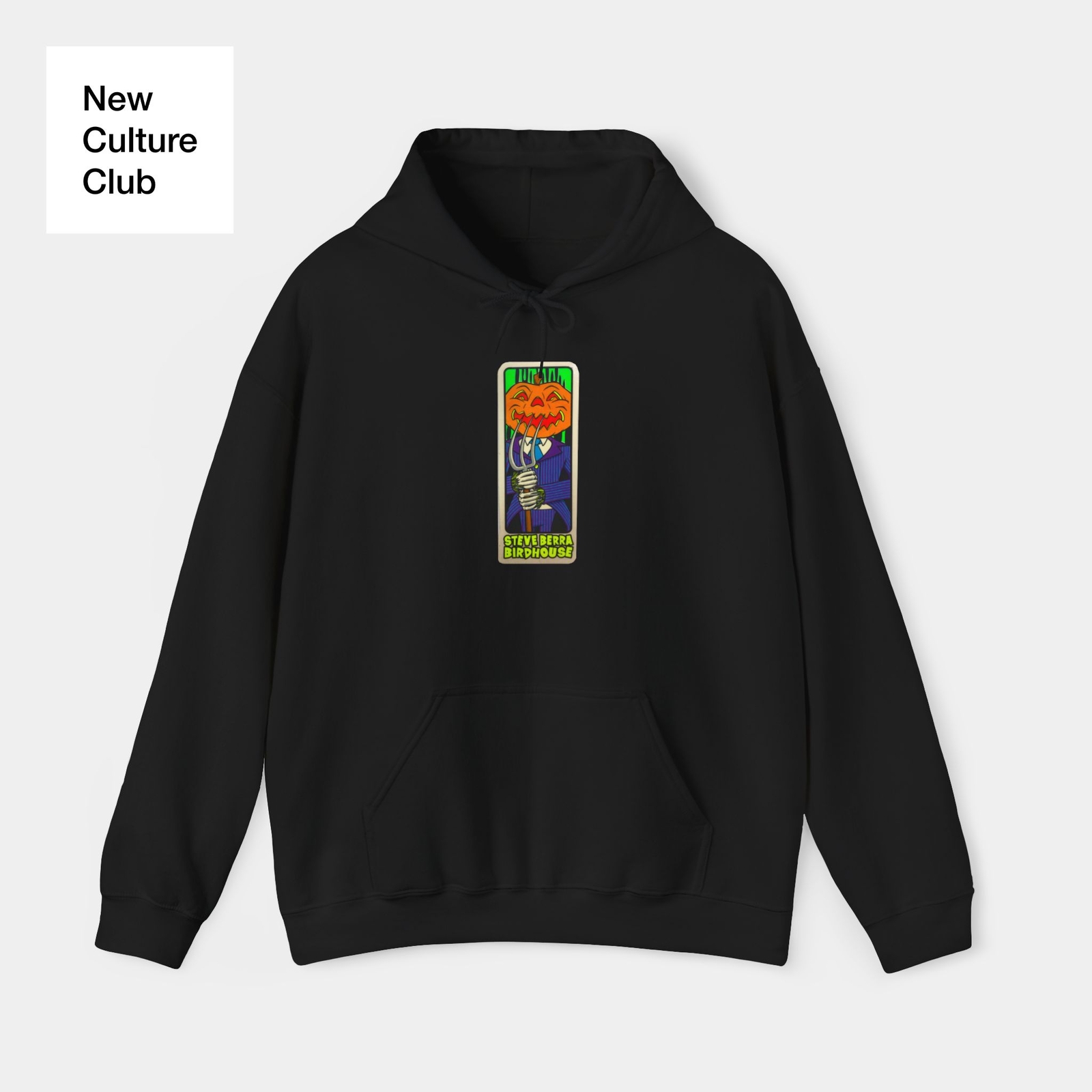 Birdhouse Berra Skateboarding Vintage Retro 90s Skate Hoodie Design