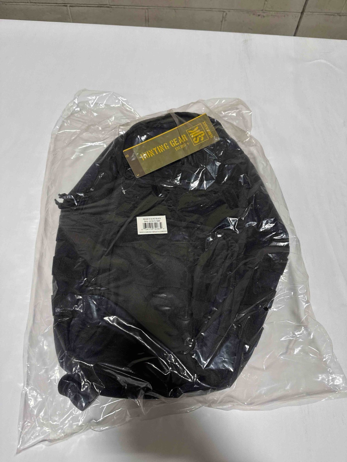 Nylon Sling Bag – Black (0232799D)