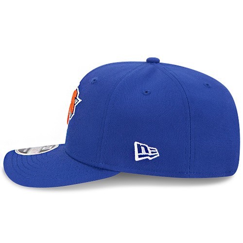 New Era New York Knicks 970 Blue Snapback Hat NBA Official Stretch Snap Cap