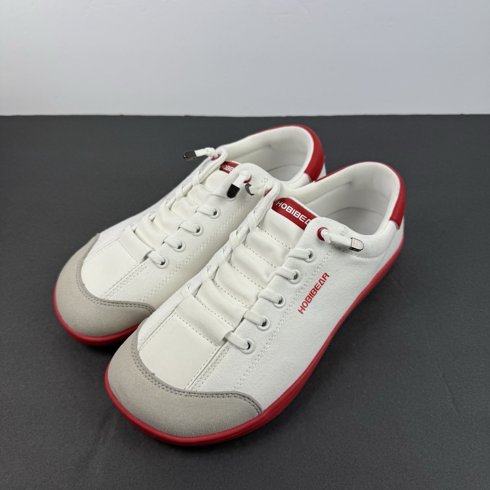 Hobibear Barefoot Shoes 40 Red White Minimalist Womens 9 Mens 8 Sneaker New
