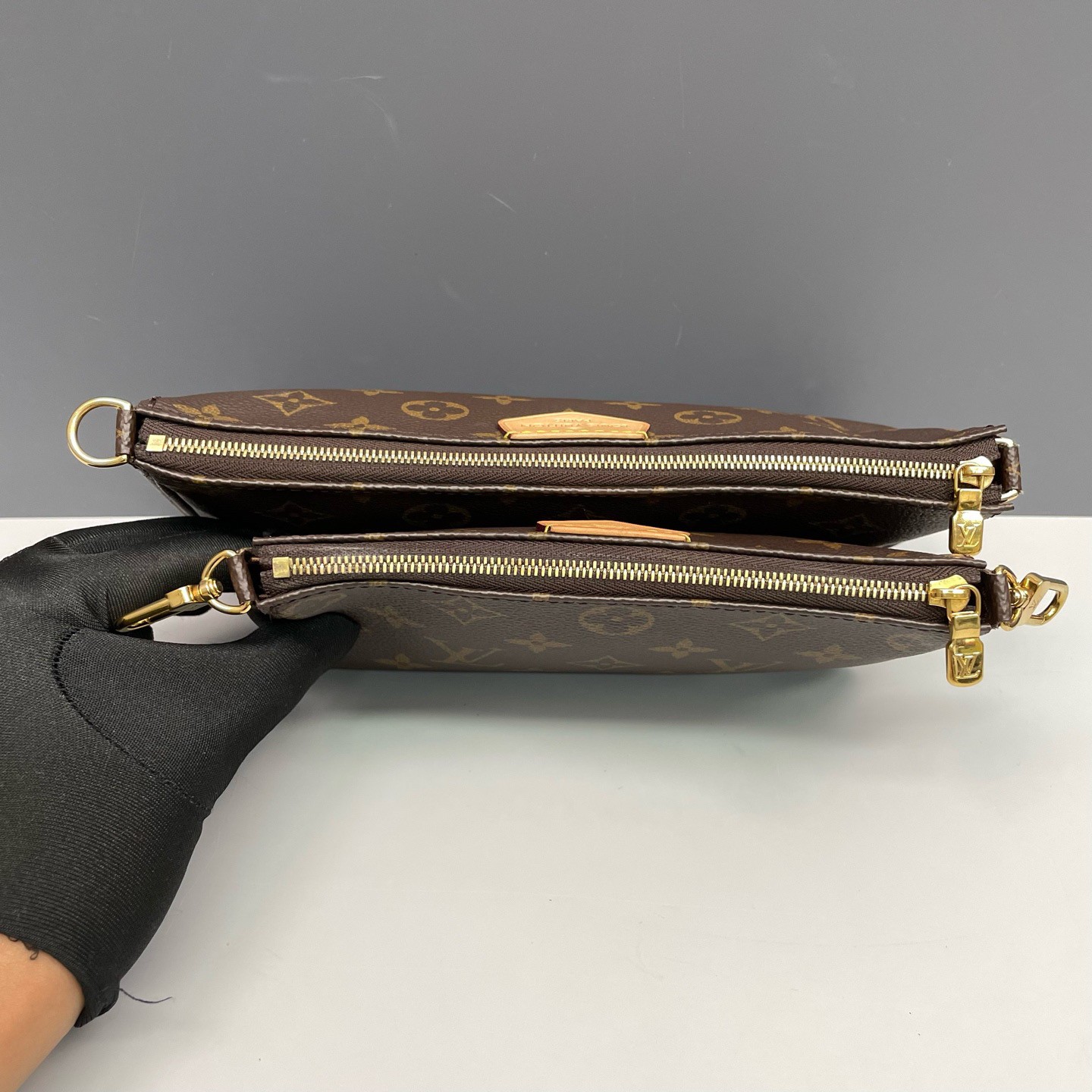 Louis Vuitton presbyette five-in-one shoulder bag chip paragraph (23*13*4)cm