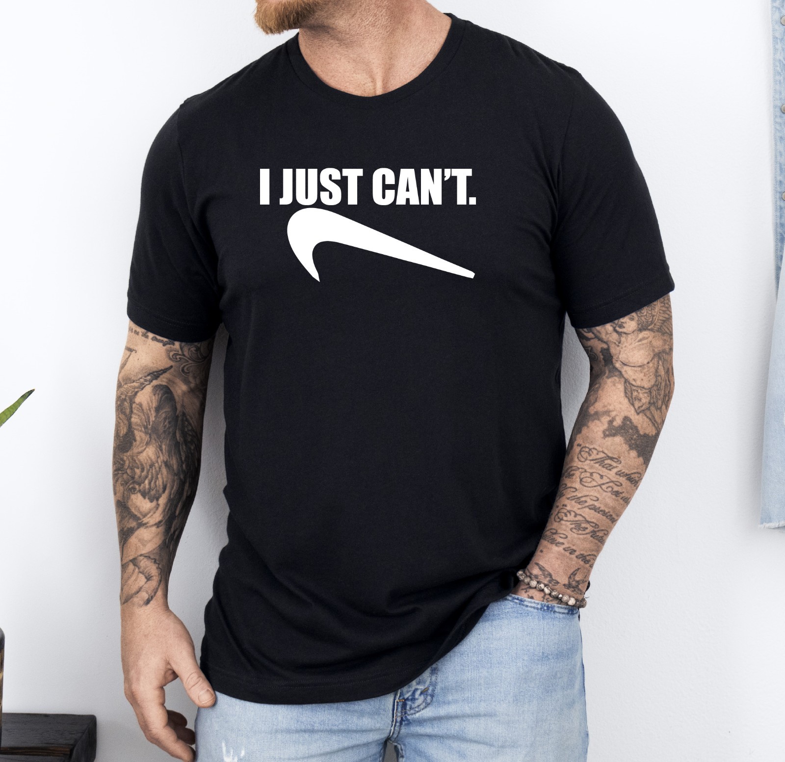 I Just Cant Parody Funny Unisex Heavy Cotton Gildan Tee, Select Your Design