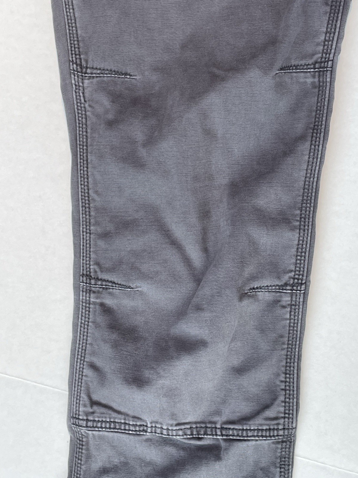 Carhartt Work Pant Mens 38×36 (34) Gray Rugged Flex Relaxed Fit Canvas Utility