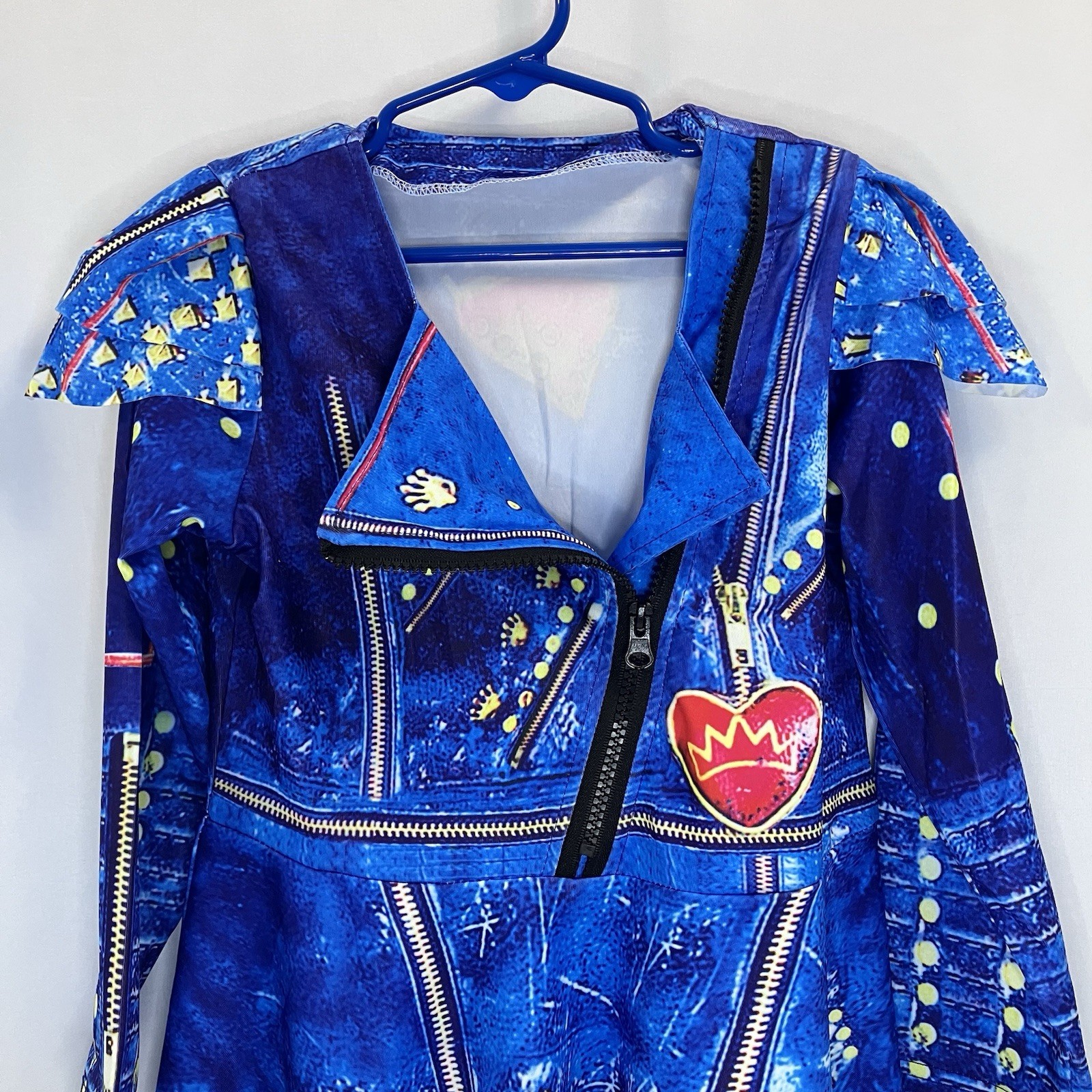 Girls Evie Halloween Costume Descendants Cosplay Size 5-6 (120)