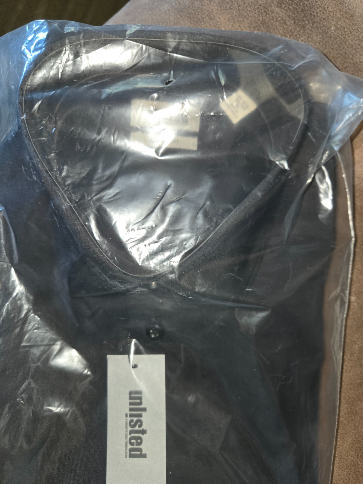 Kenneth Cole Men’s Dress Shirt, Black, XL (17-17.5, 32/33) 60 Cotton/40 Poly NWT