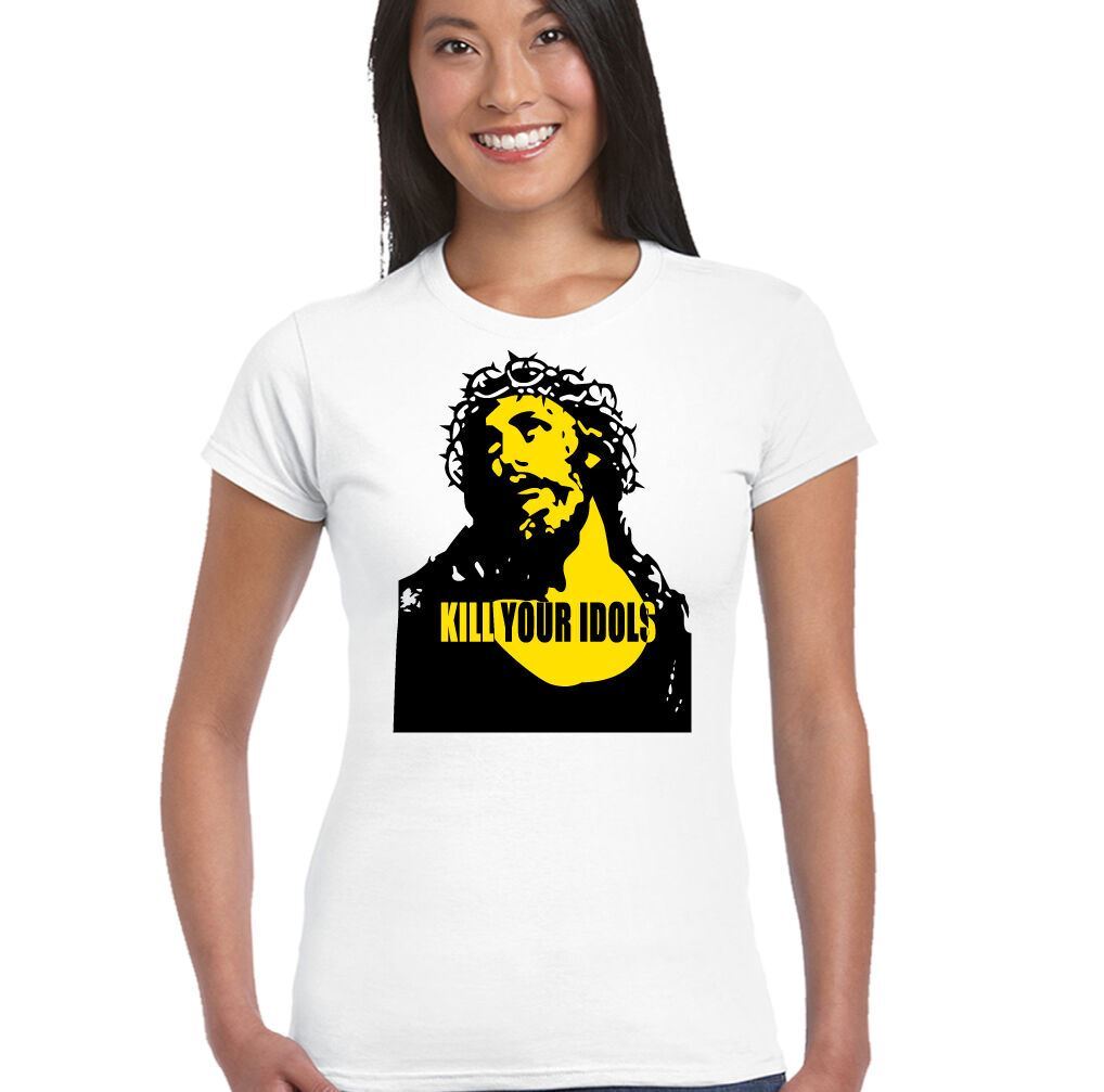 As Worn By Axl Rose Kill Your Idols Womens T-Shirt