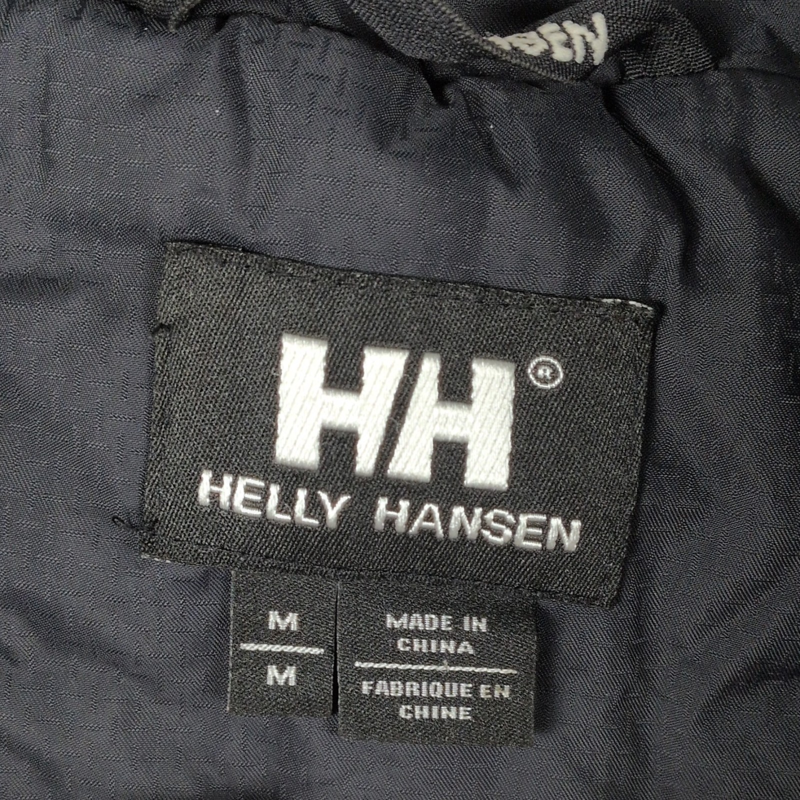Helly Hansen Helly Tech Men’s Colorblock Jacket Black/Blue Full Zip Pockets M