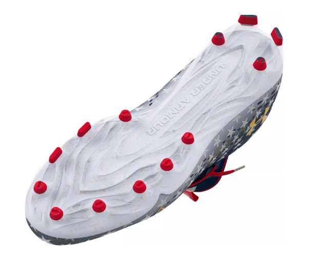 Under Armour Spotlight Lux LE MC USA Americana Football Cleats Men’s Sizes NEW