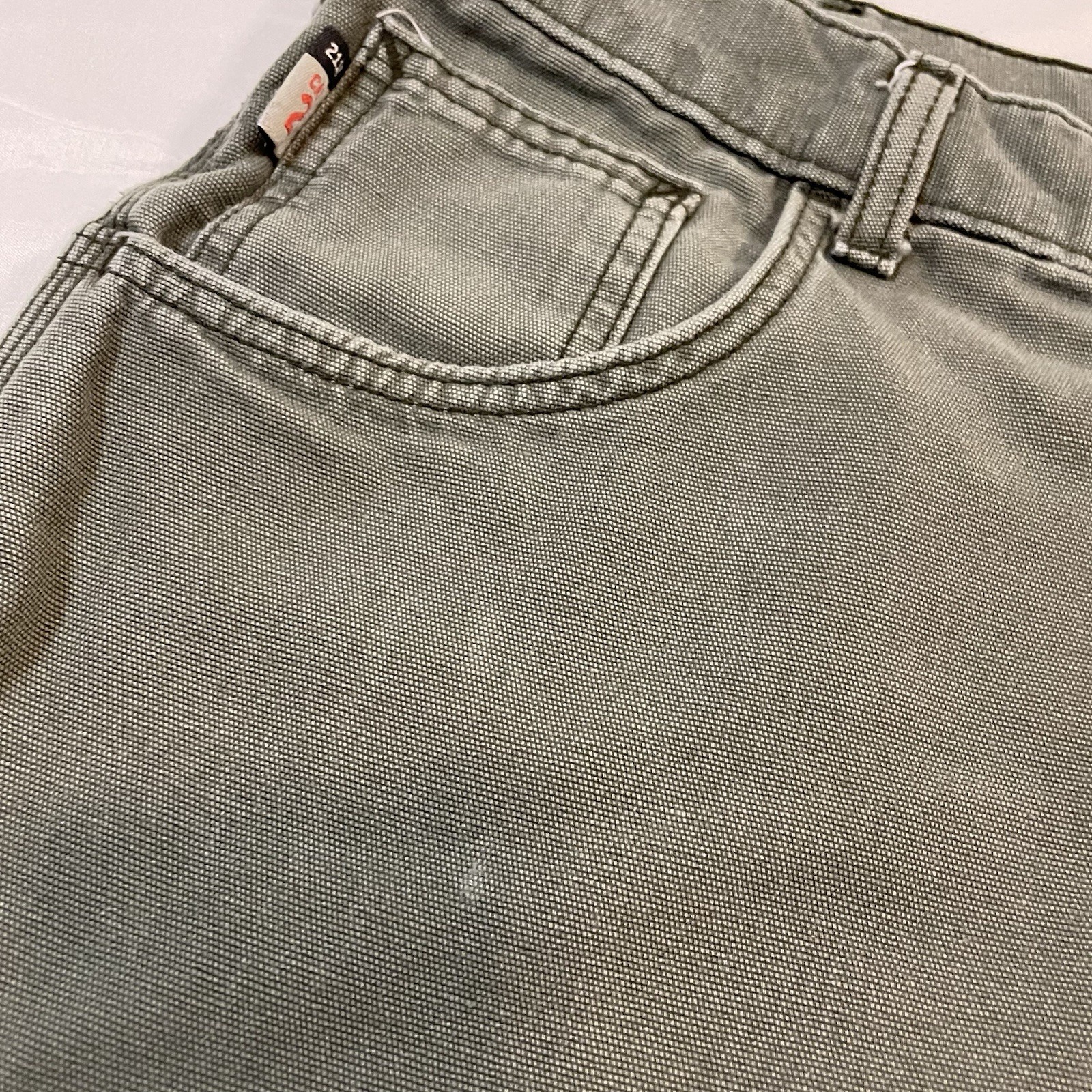 Carhartt FRB159 MOS FR Flame Resistant Pants Mens 36×34 Moss Green Canvas CAT 2