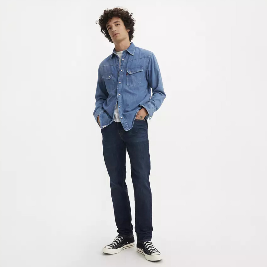 LEVI’S 511 Slim Men’s Jeans, Haley’s Comet – Dark Wash – Stretch