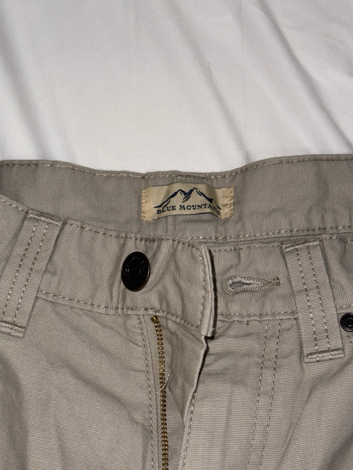 Blue Mountain Canvas 5 Pocket Pants Relaxed Fit 32×32 Khaki