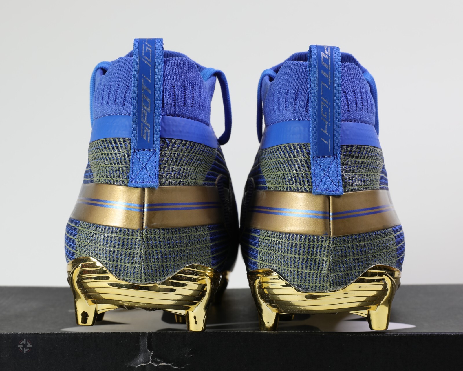 Under Armour Spotlight MC Blue Gold UCLA Football Cleats Size 16 (3021419-405)
