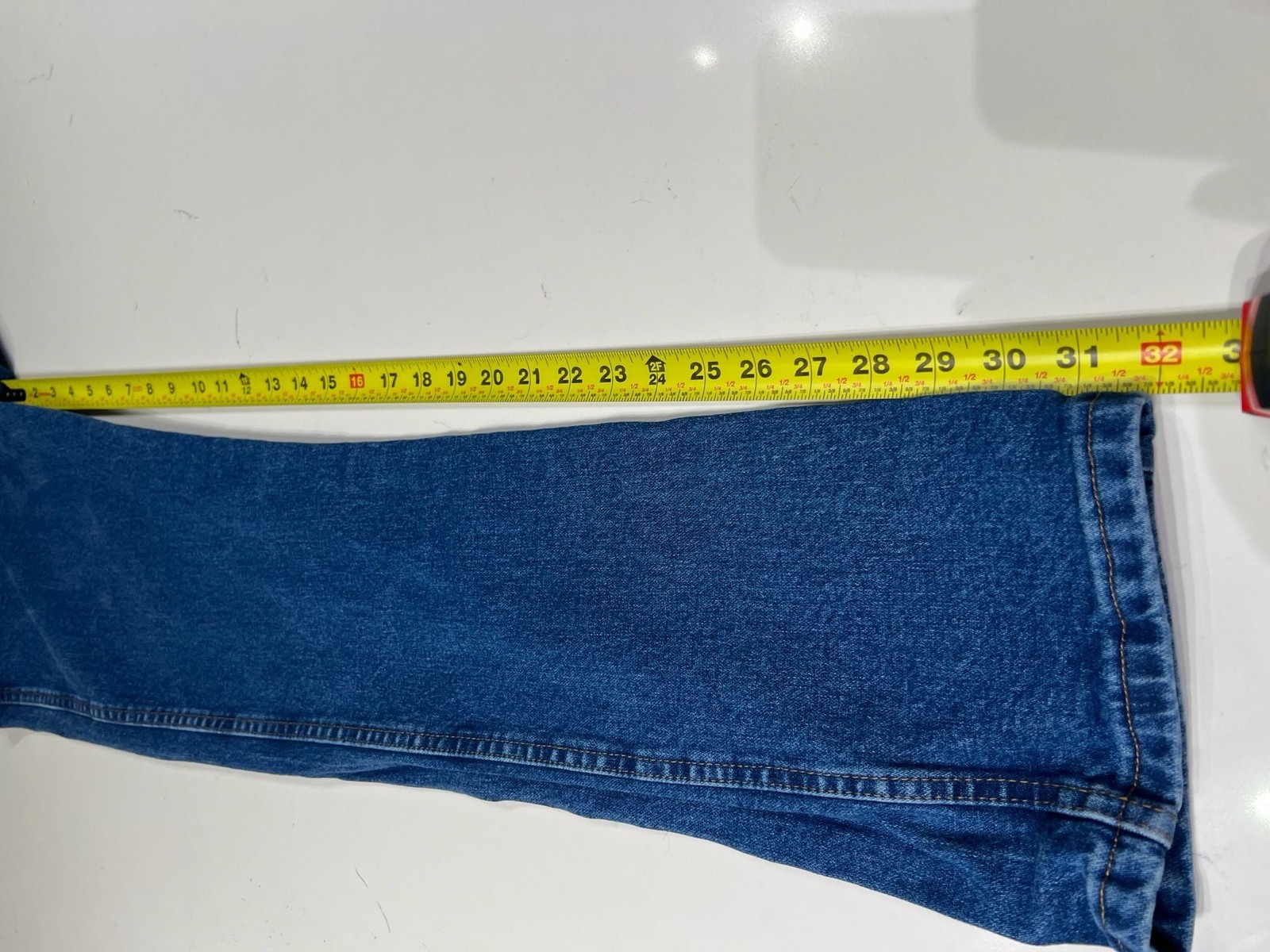 Wrangler Women’s Cowboy Cut Slim Fit High Rise Blue Jeans Size 7×34
