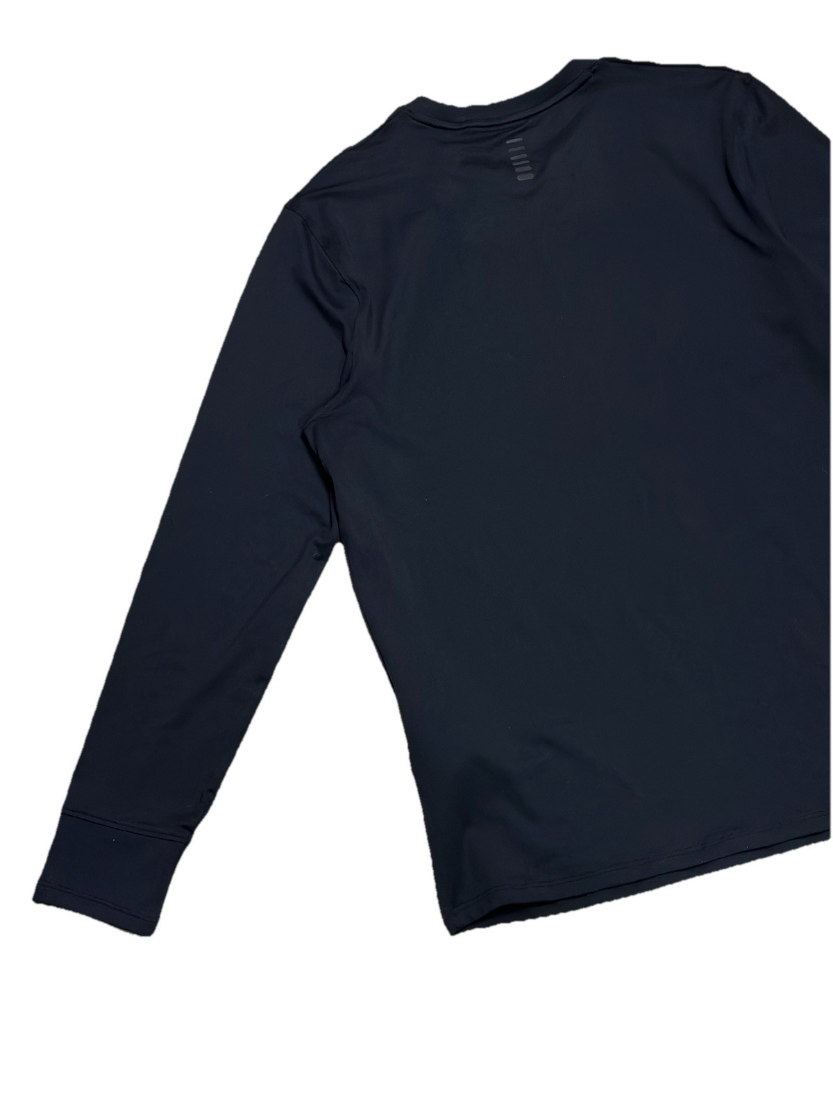 Under Armour “Run Like An Animal” Long Sleeve Running Shirt Black Fitted Size M