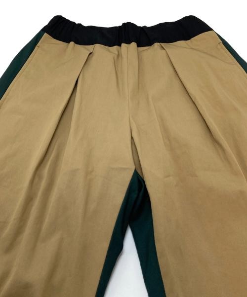 CULLNI TUCK STRAIGHT EASY TROUSERS nylon blend pants Beige× G