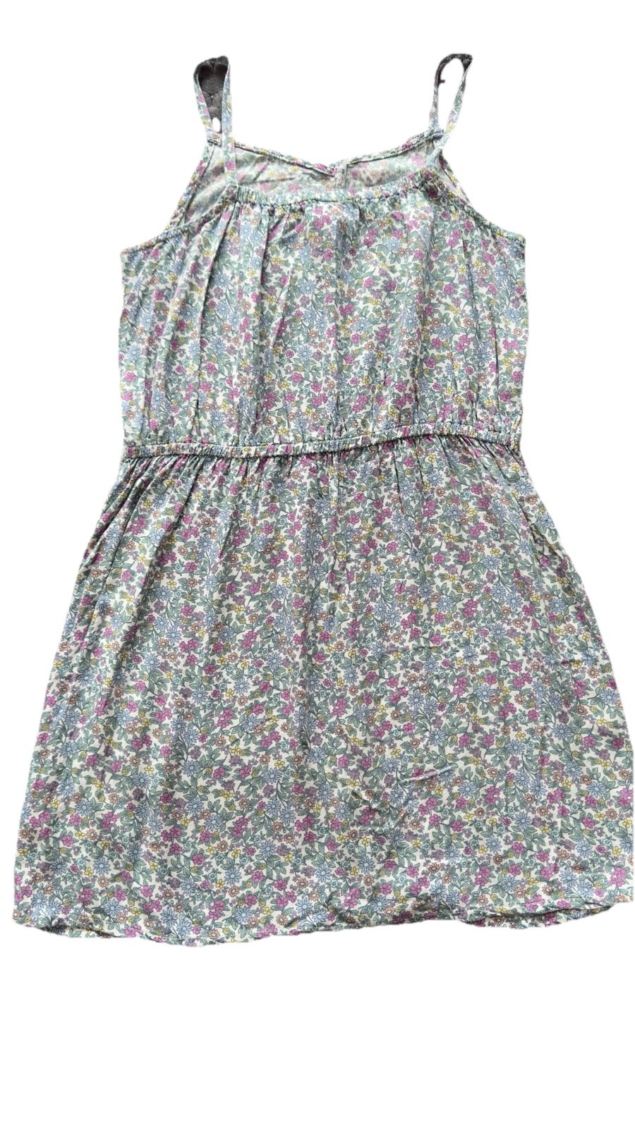 OshKosh B’gosh Girls Floral Button Front Sundress 12/12A Sleeveless Knee