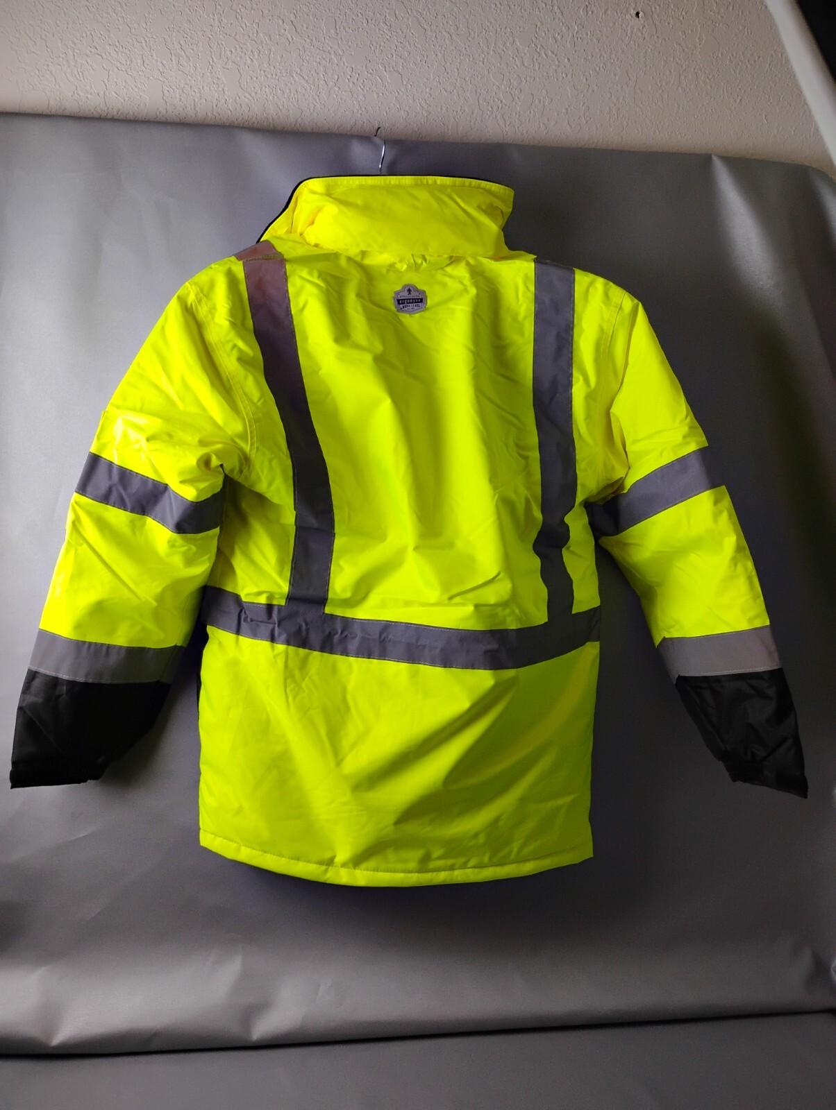 Ergodyne BE TENACIOUS Work Gear- Reflective- Coat – Jacket Hood Medium Lime NEW