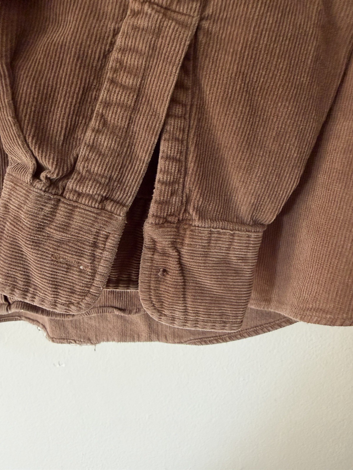 Polo Ralph Lauren Corduroy Elbow Patches Button Up Shirt Brown XL