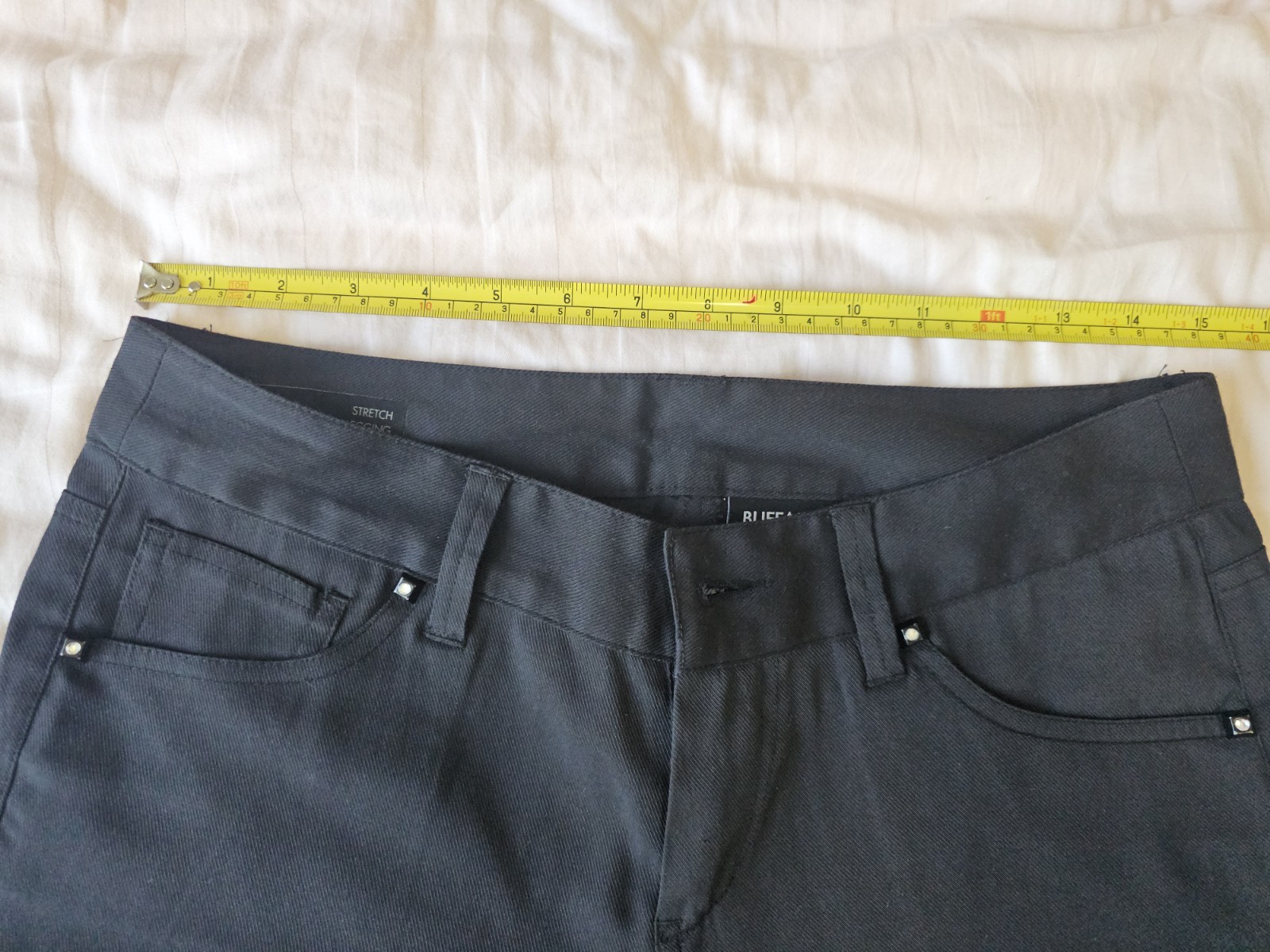 Buffalo David Bitton Womens Jeans Black 28 Lara Jean Legging Polyester Blend