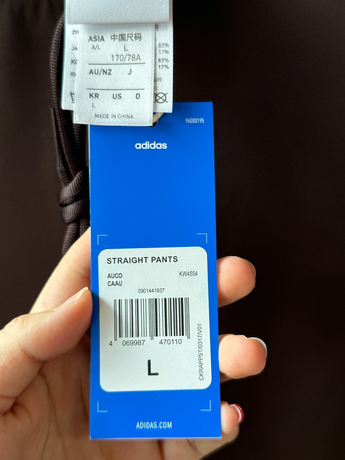 Adidas Originals Slouchy Straight Pants Women’s Lifestyle Casual AsiaFit KW4554