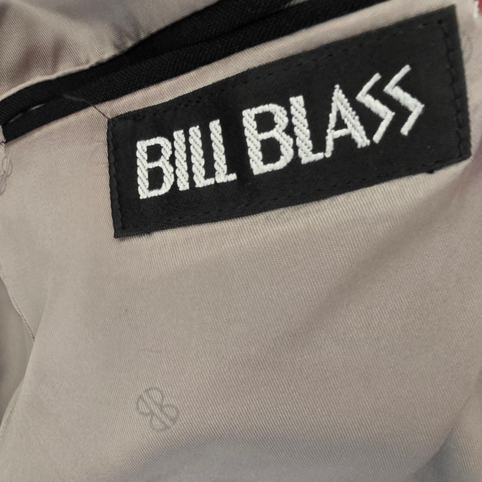 Vintage 1970s Tuxedo 44s 38×29 One Button Notch Lapel Bill Blass
