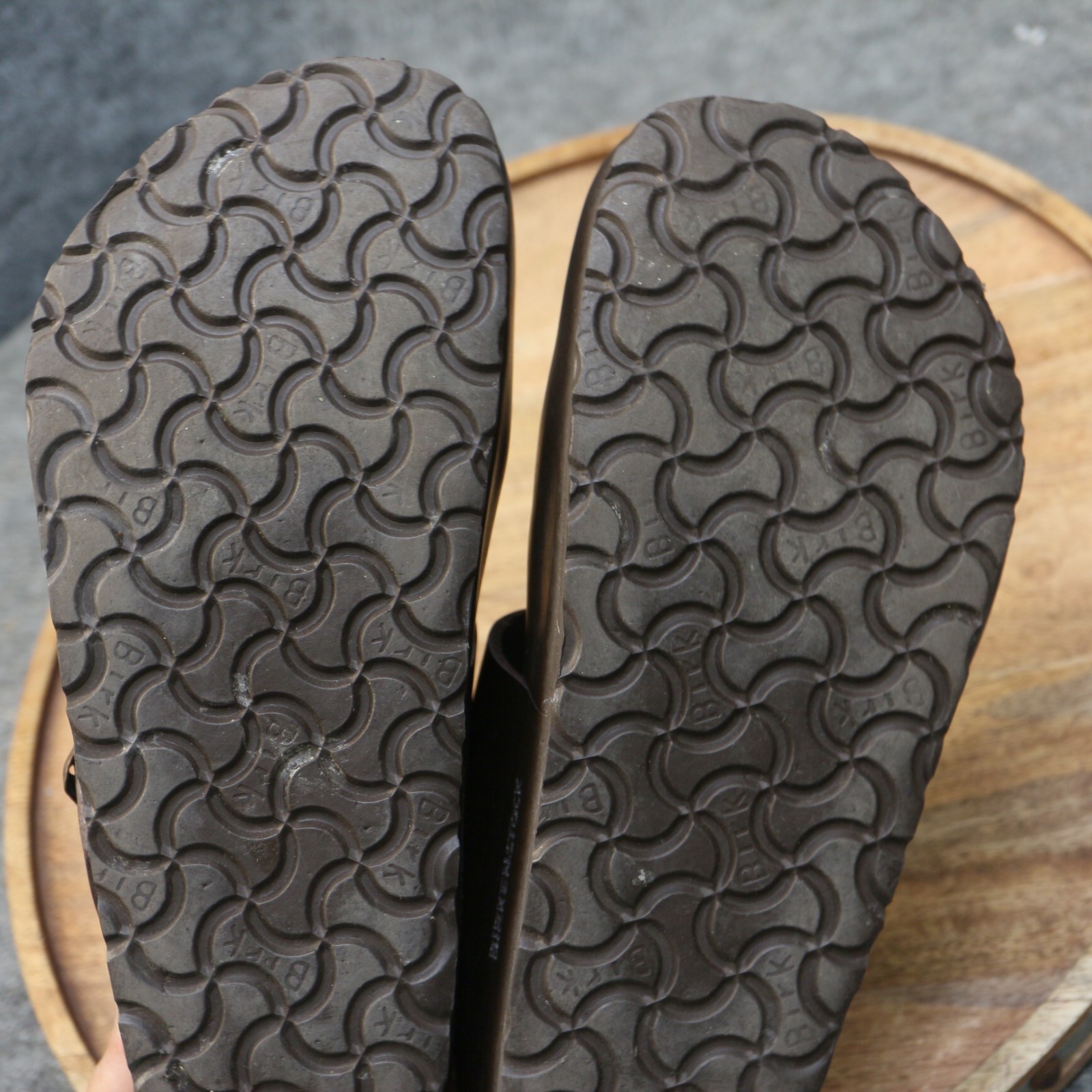 Birkenstock London Womens 38 US 7 Reg. Brown Oiled Leather Clogs Shoes Slip On