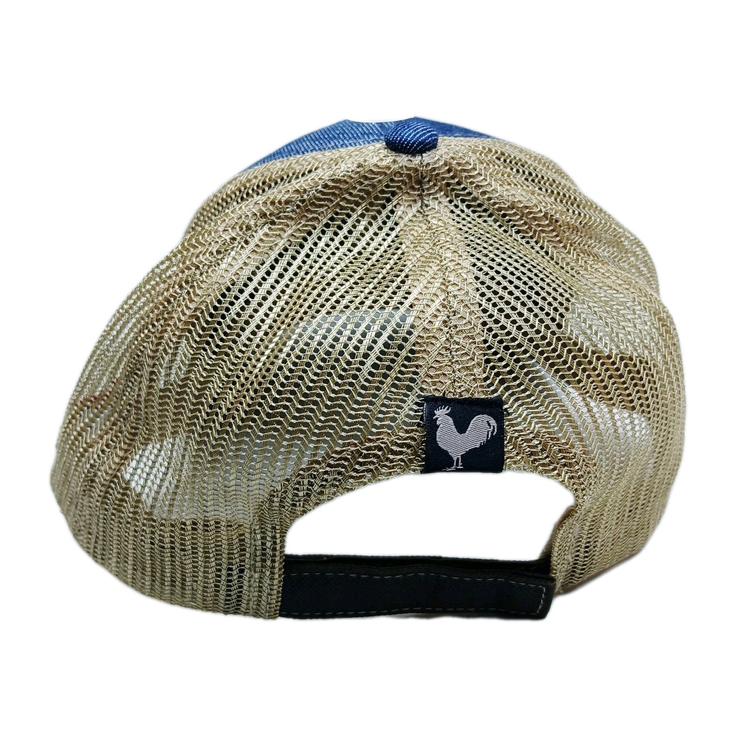 Field and Stream SUPPLY SHOP LOGO Leather BACK MESH Adjustable Max Truckers Hat