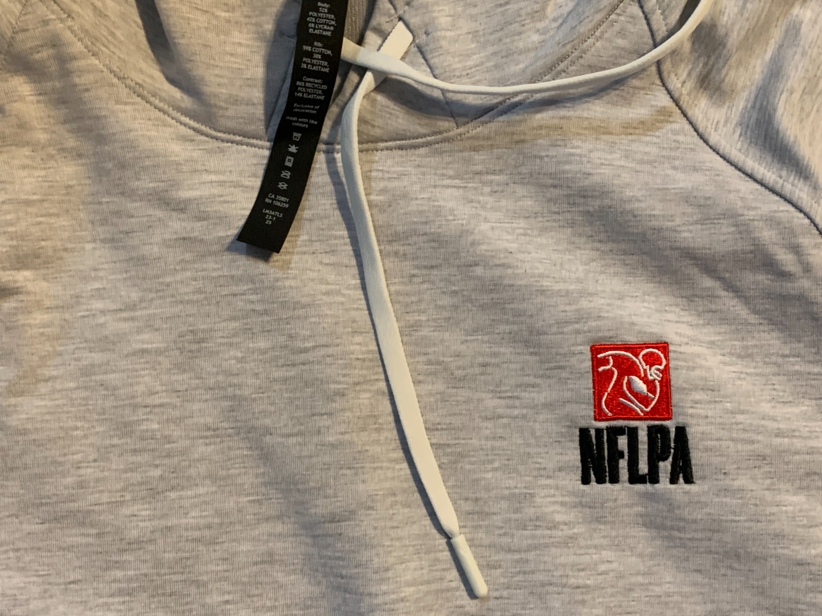 Lululemon NFLA City Sweat Pullover Hoodie XL Grey NFL Players Association Issued