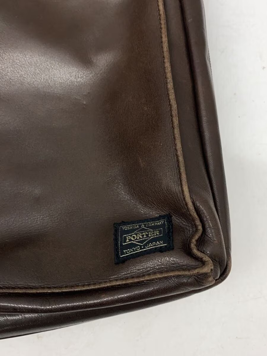 PORTER Briefcase Leather BRW Solid AMAZE