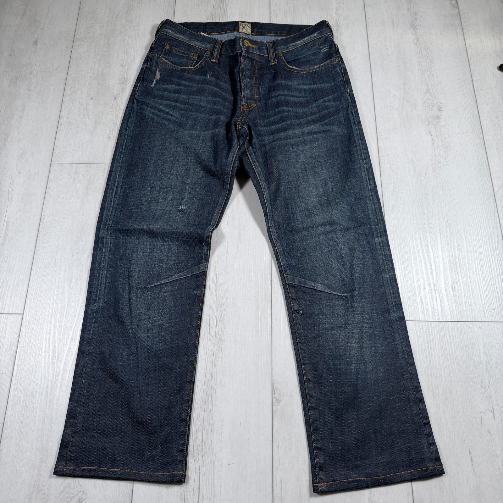 PRPS Barracuda Distressed Blue Denim Jeans Mens 32X28 E57P50NX