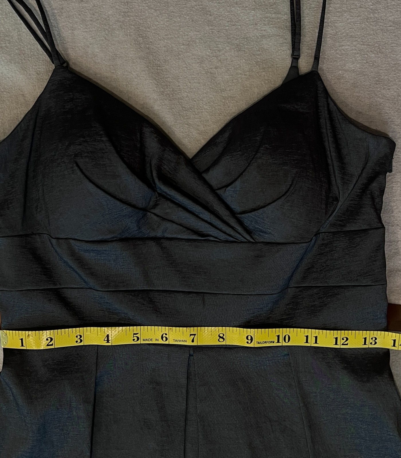 OC by Oleg Cassini-Blue w/ Sparkly Copper Embroidery-Cocktail Dress-Size 4.