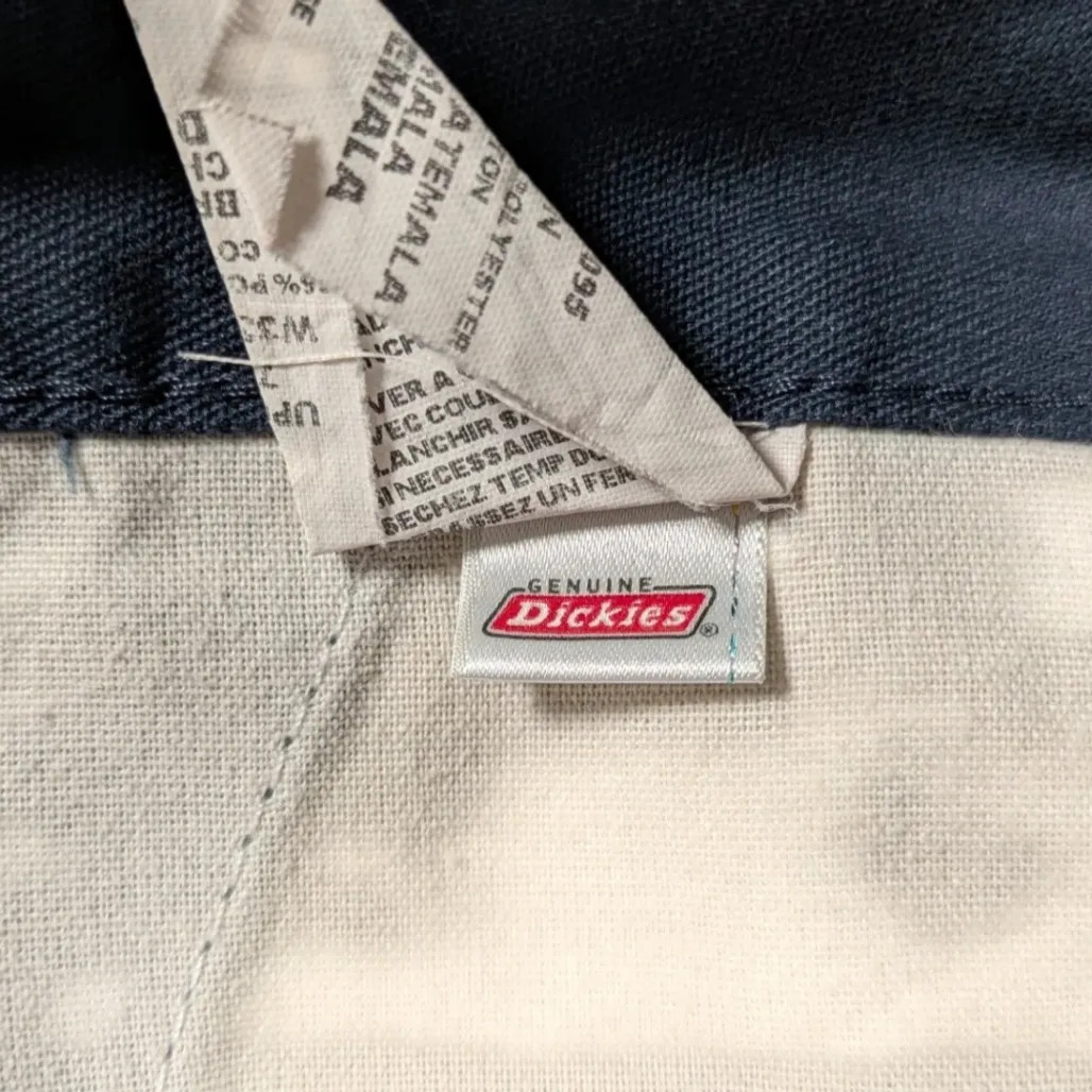 Dickies Men’s Trousers — Polyester Cotton Blend — Navy Blue — Size 32×30