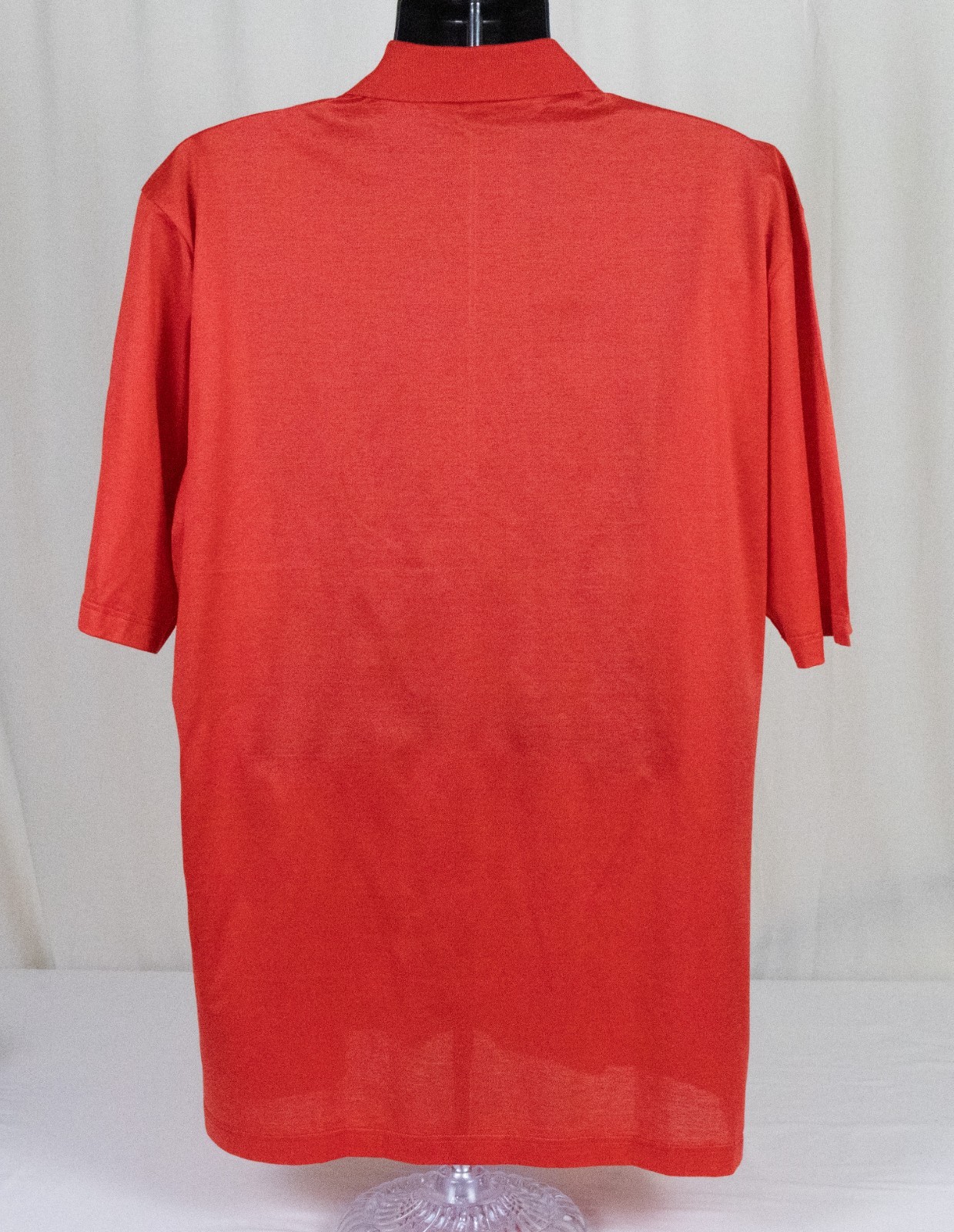 NWT $225 Solemare Maus & Hoffman Made in Italy Jersey Polo Shirt Vermillion XXL