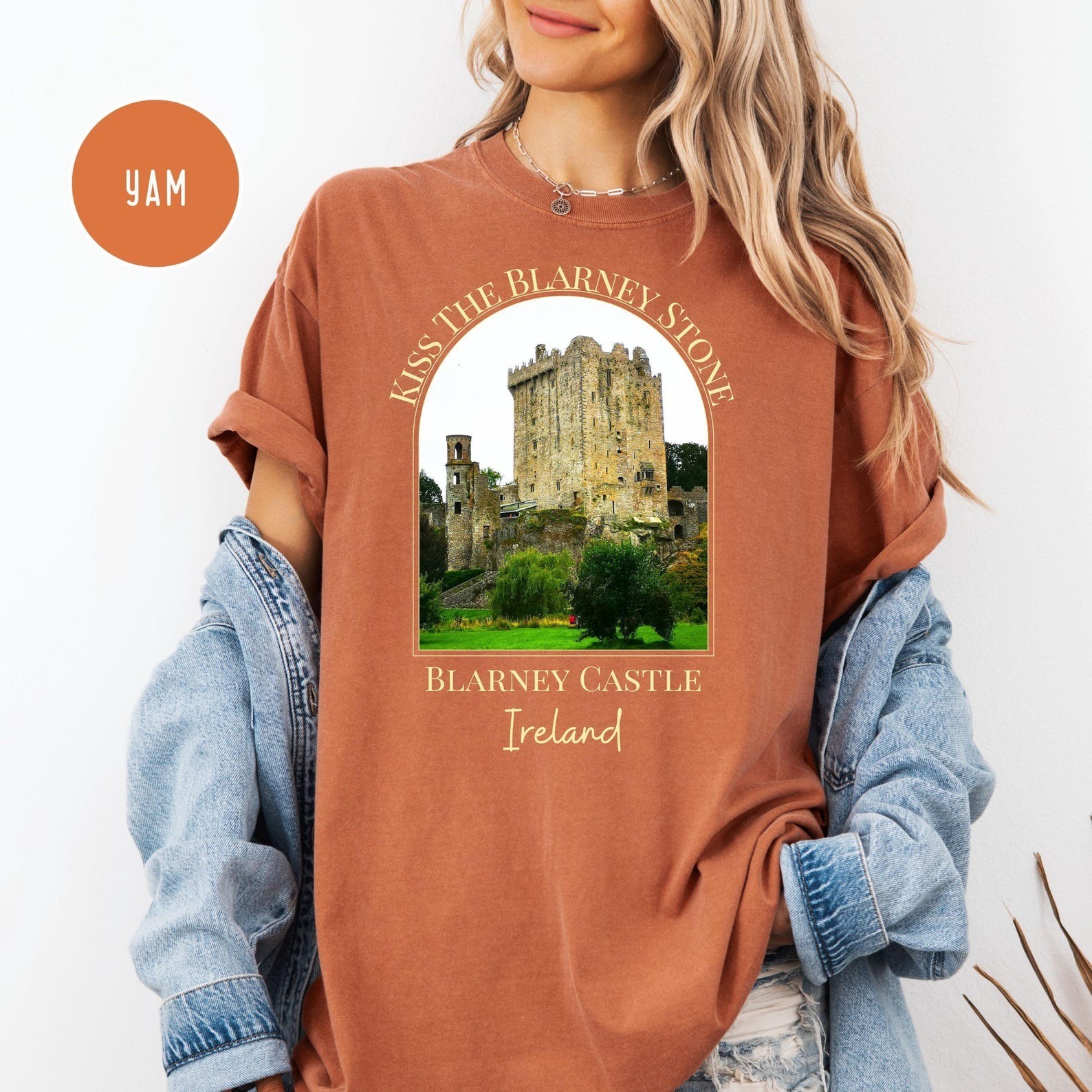 Blarney Stone T-Shirt Travel Gift for Ireland Trip Lovers Favorite Souvenir Tee