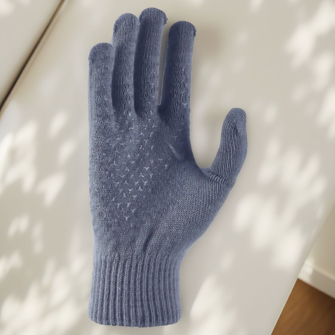 Nike Mens Knitted Fabric Tech & Grip 2.0 Gloves Ashen Slate Size S NWT