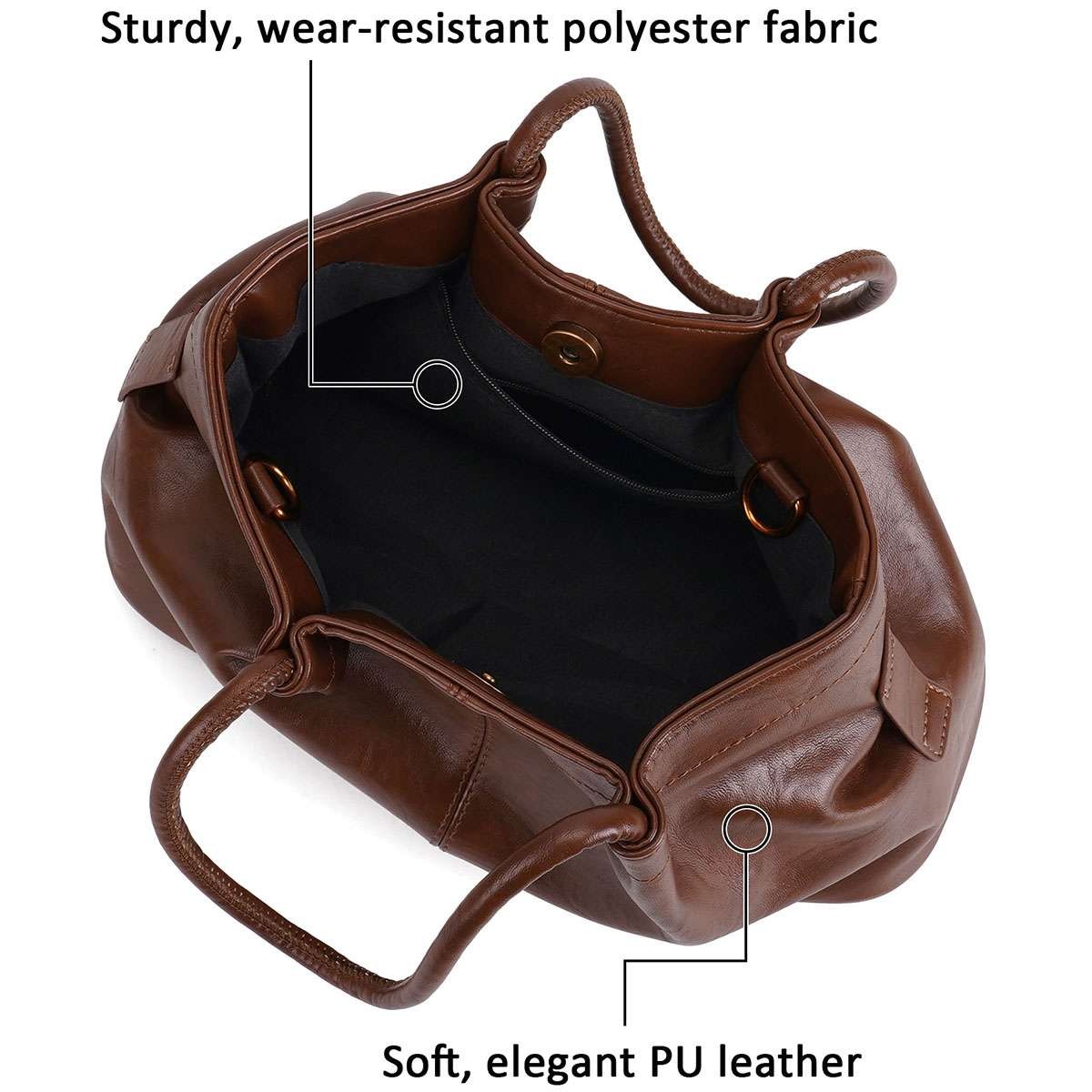 Women Lady Leather Handbags Messenger Shoulder Bags Tote Satchel Purse Large