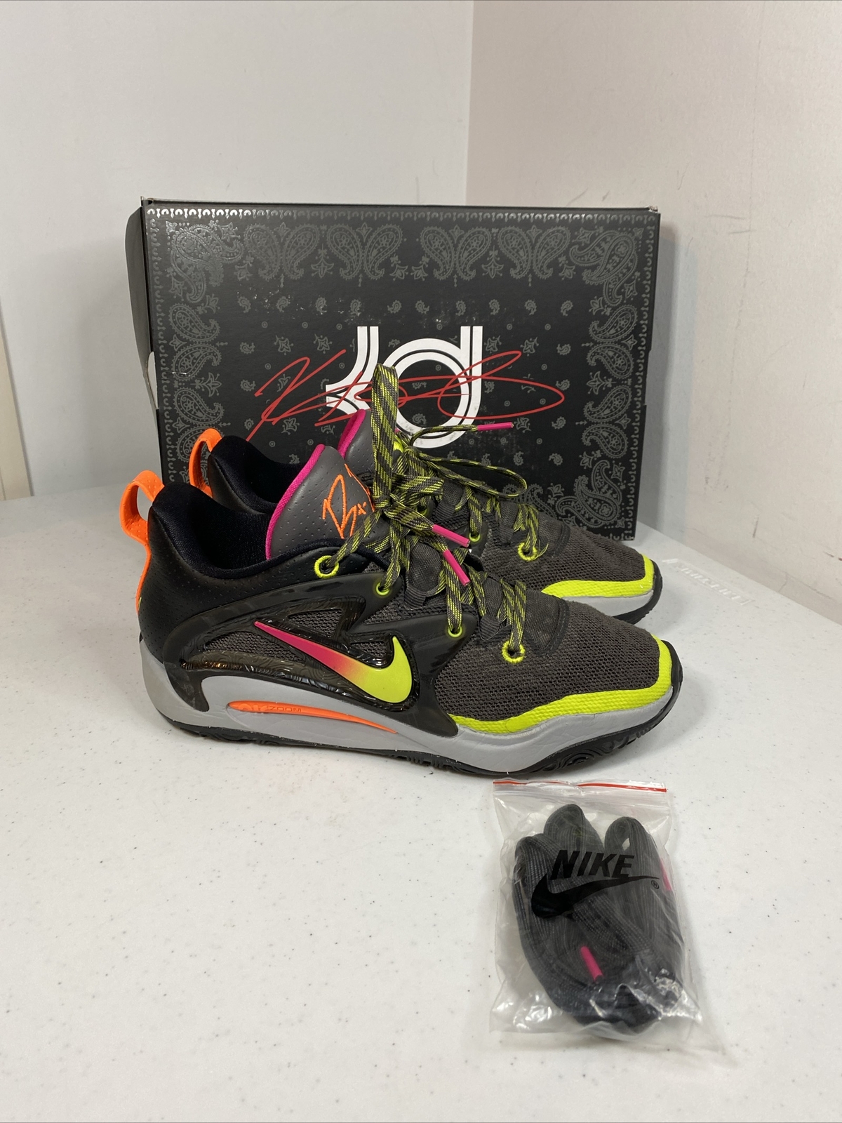 Nike KD15 Producer Pack Boi-1da Orange Baksetball Shoes DO9825-902 Mens Size 8