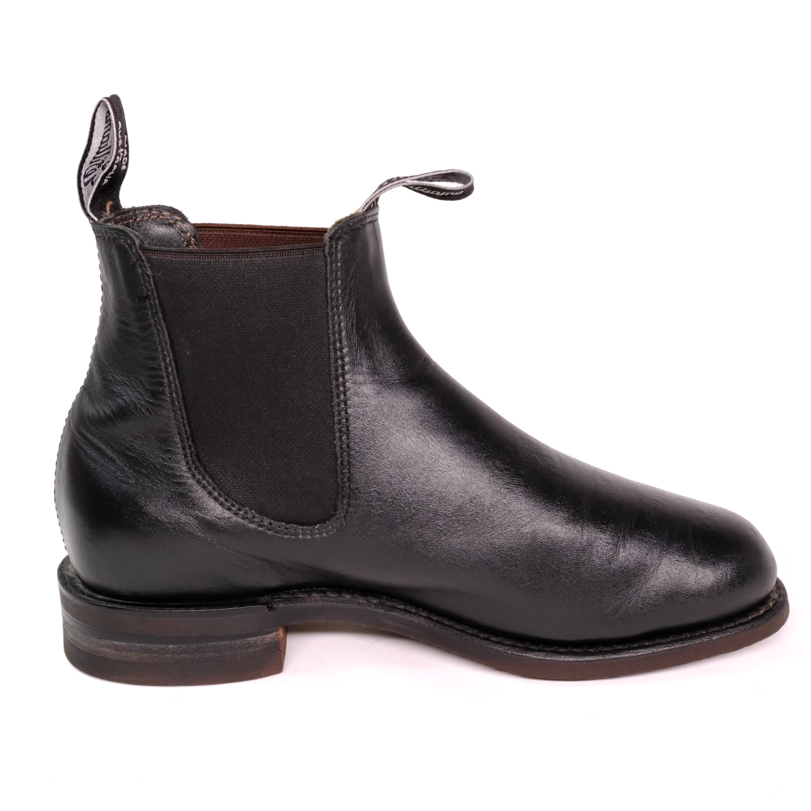 R.M. Williams Comfort Craftsman Black Leather Boots Women’s AU 5 G US 7.5 EU 38