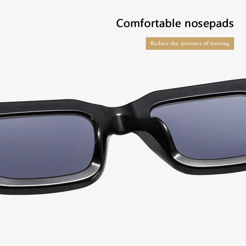 Men Square Tinted Reading Glasses Women Thick Frame Presbyopic Sunglasses +6.0