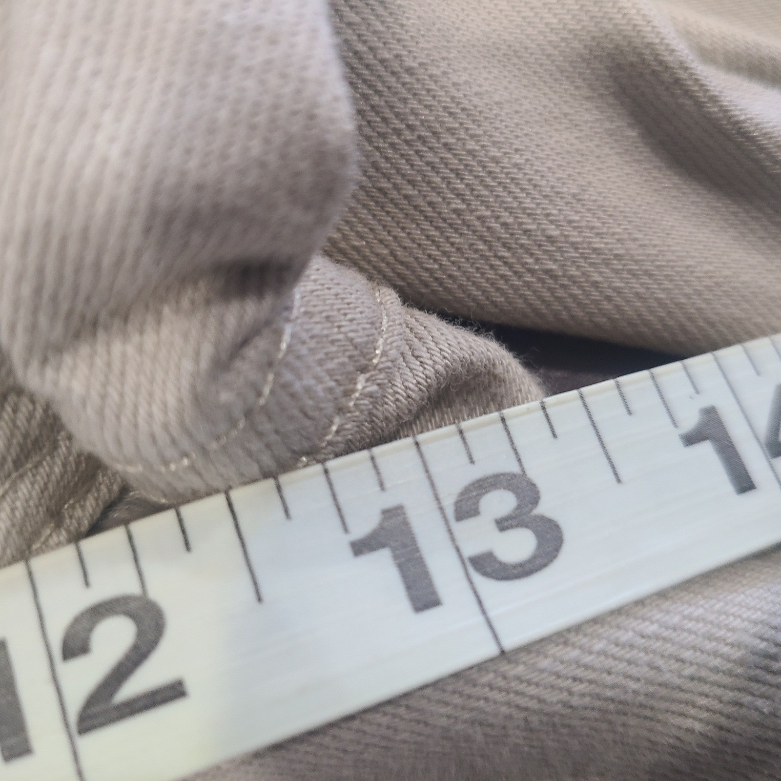 Lee Relaxed Straight Leg Pants Women’s 14M Beige Twill Khakis Casual