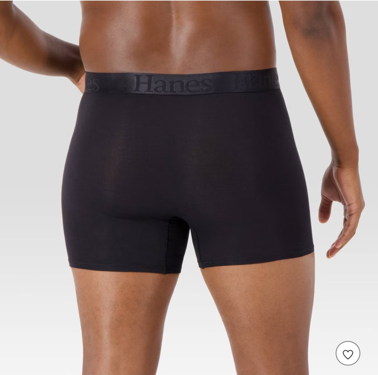 NEW~ Hanes sz M 32-34″ Mens Boxer Briefs Modern Soft Trunks Blue Blk 2 pk #29