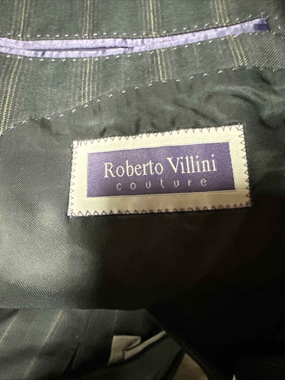 Roberto Villini Men’s Suit Gray Wool Jacket and Pants
