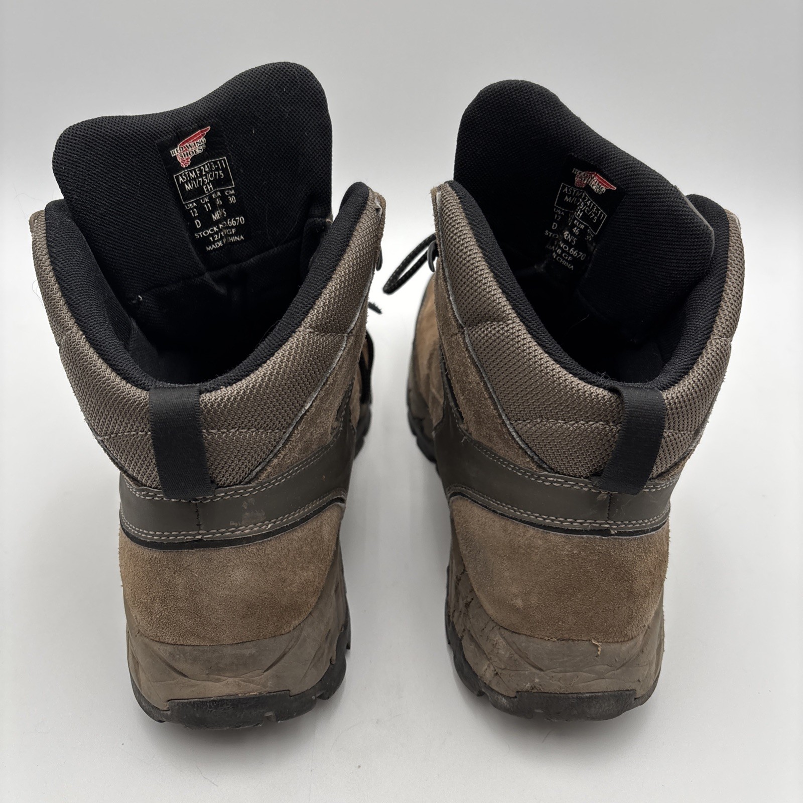 Red Wing 6670 Size 12 D 6″ Truhiker Work Boot Steel Toe Waterproof Hiking